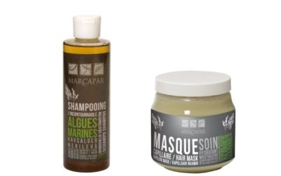 Shampoing et masque aux algues marines de Marcapar